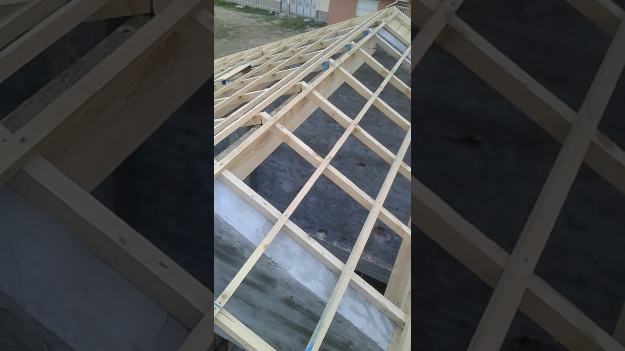 Carpentry, roofs of houses, how are they made تركيب القرميد