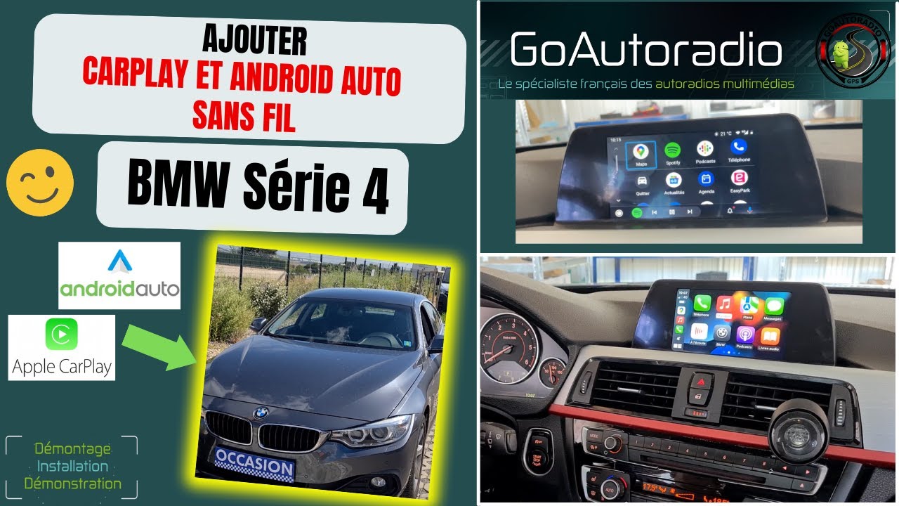 Installation/Ajout Carplay/Android Auto sans fil BMW Série 4