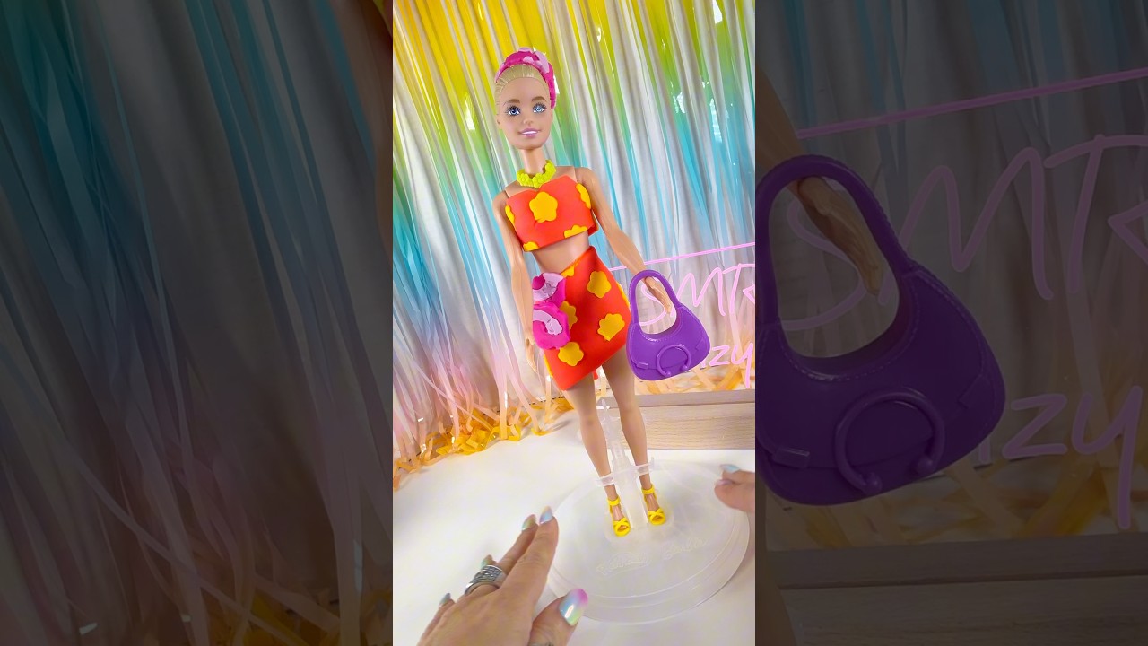 Playdoh x Barbie Flowers & Florals #asmr #barbie #playdoh