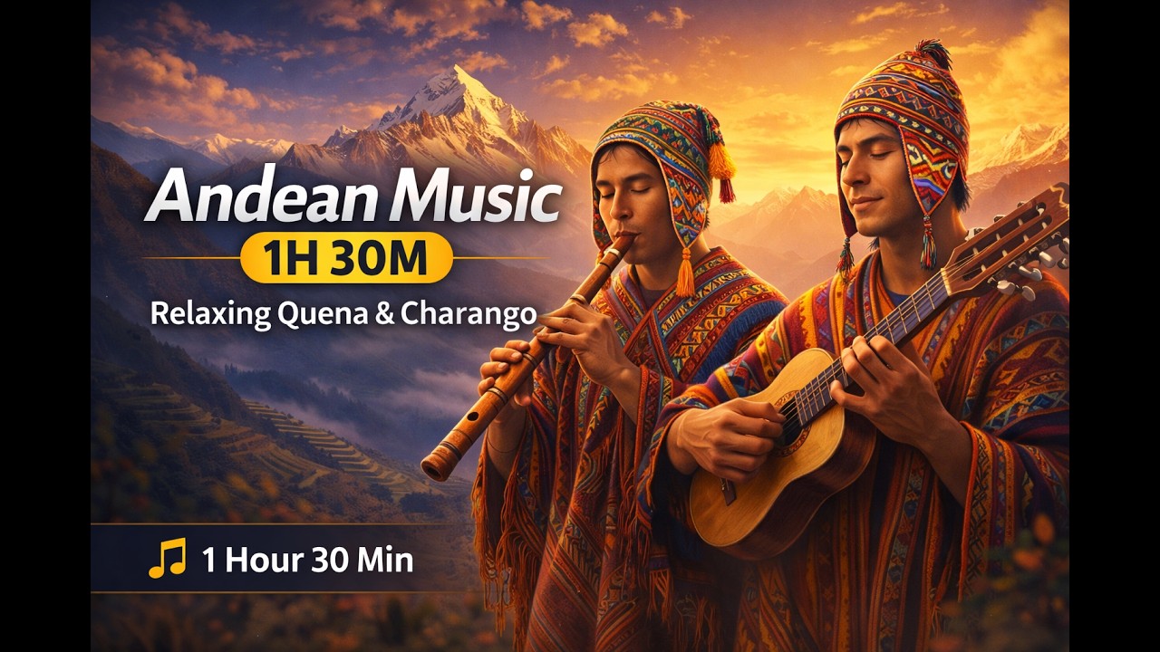 Curando con música andina – Sonidos de flauta, viento y agua