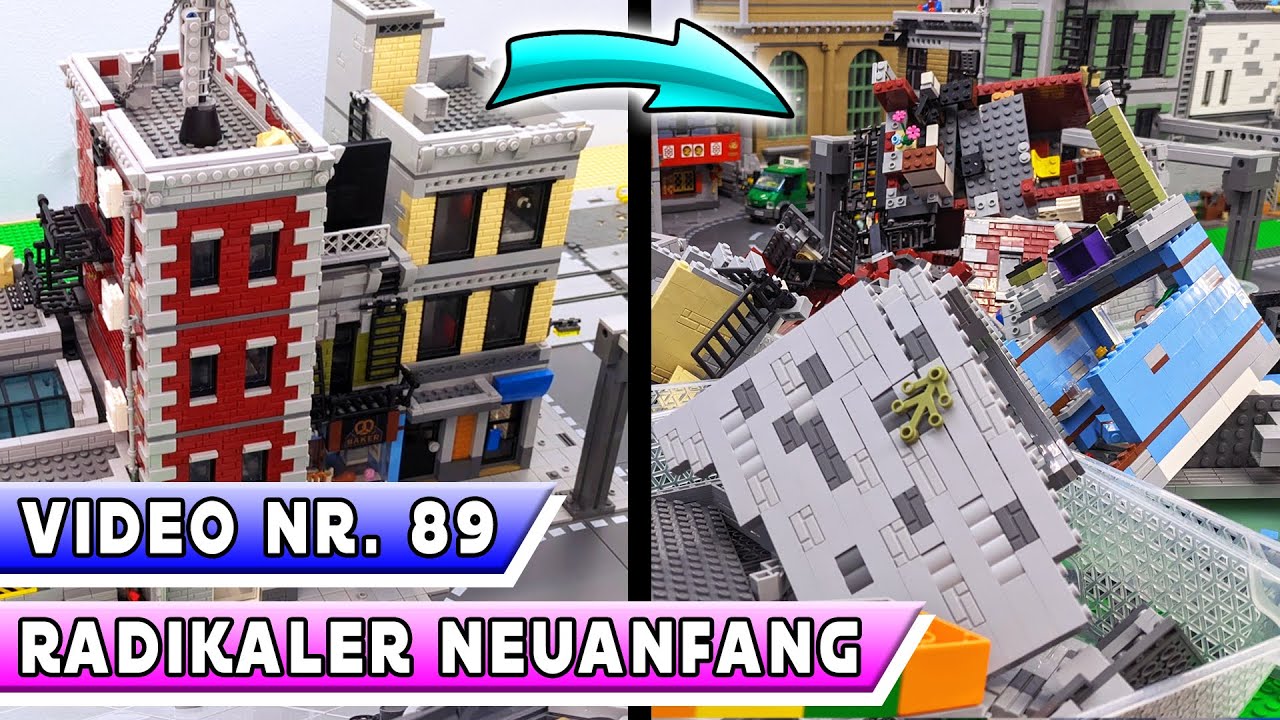 Abriss der hinteren Stadt | Meine Lego Stadt (New York & Marvel) Video Nr.: 89