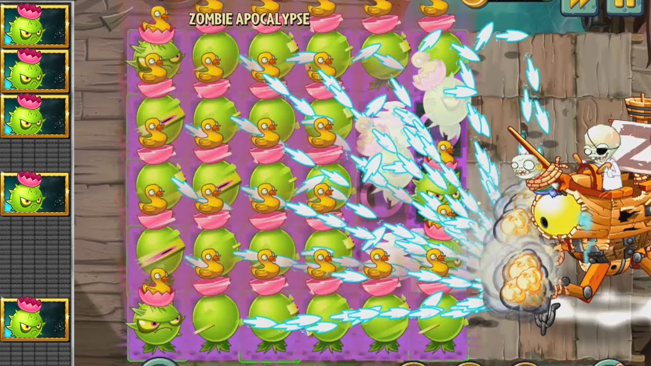 Plants vs Zombies 2 Hack - Cardo Teledirigido vs Los Zombots
