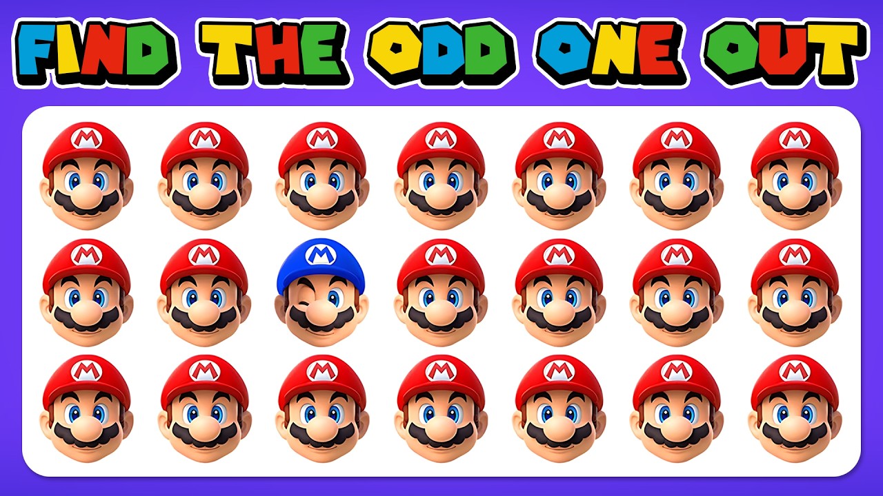 Find the ODD One Out - Super Mario Bros Edition 🍄 Hummi Quiz