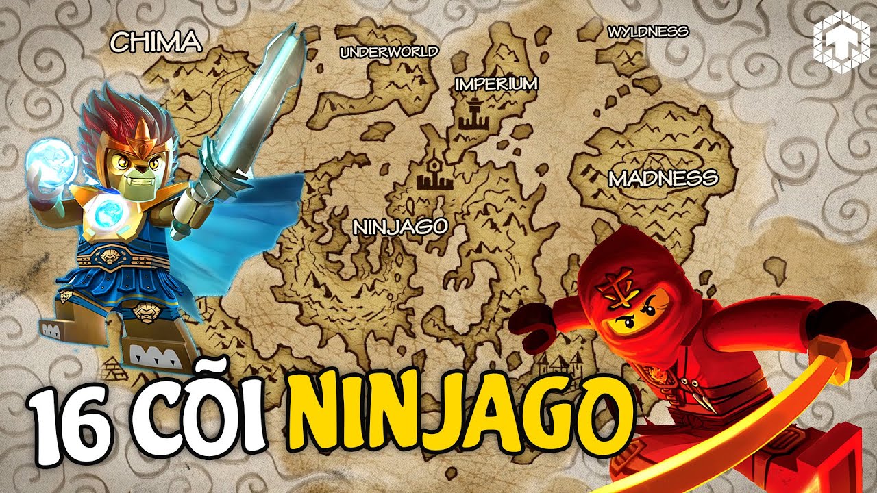 Tổng Hợp 16 Thế Giới - Cõi Và Cách Du Hành Trong Ninjago | Bí Mật Cơn Lốc Ninjago | Ten Anime