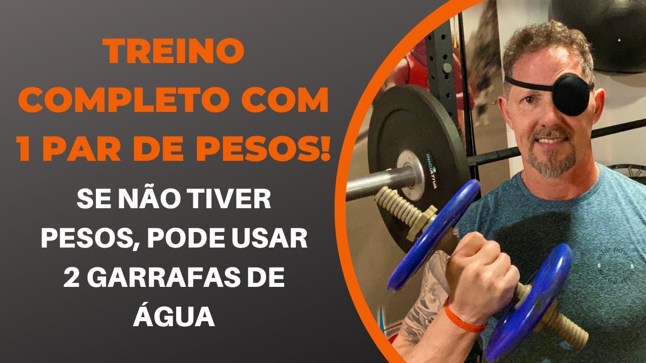 Treino 1 PAR DE PESO derrete gordura e na sua casa! - MARIO XUXA