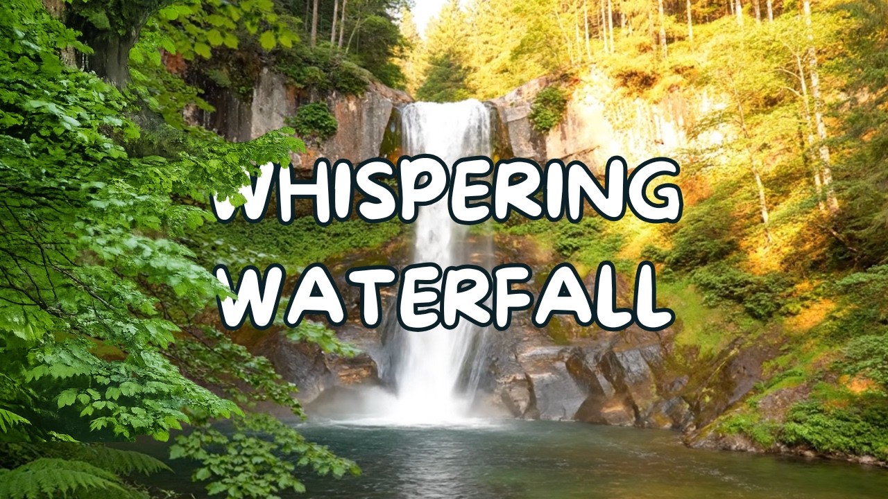 Peaceful Waterfall Sounds for Deep Sleep & Meditation 🌊 Nature Ambience (No Music)