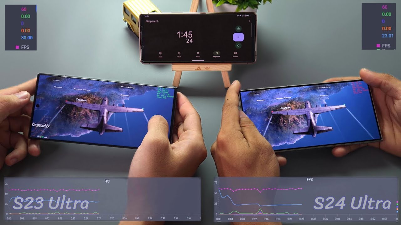 Samsung S24 Ultra vs Samsung S23 Ultra PUBG Mobile Comparison