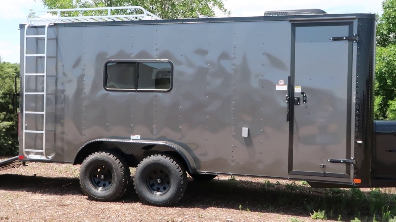 New 7x18 Off Road Cargo Trailer - Hunting Trailer - Bug Out Trailer for sale
