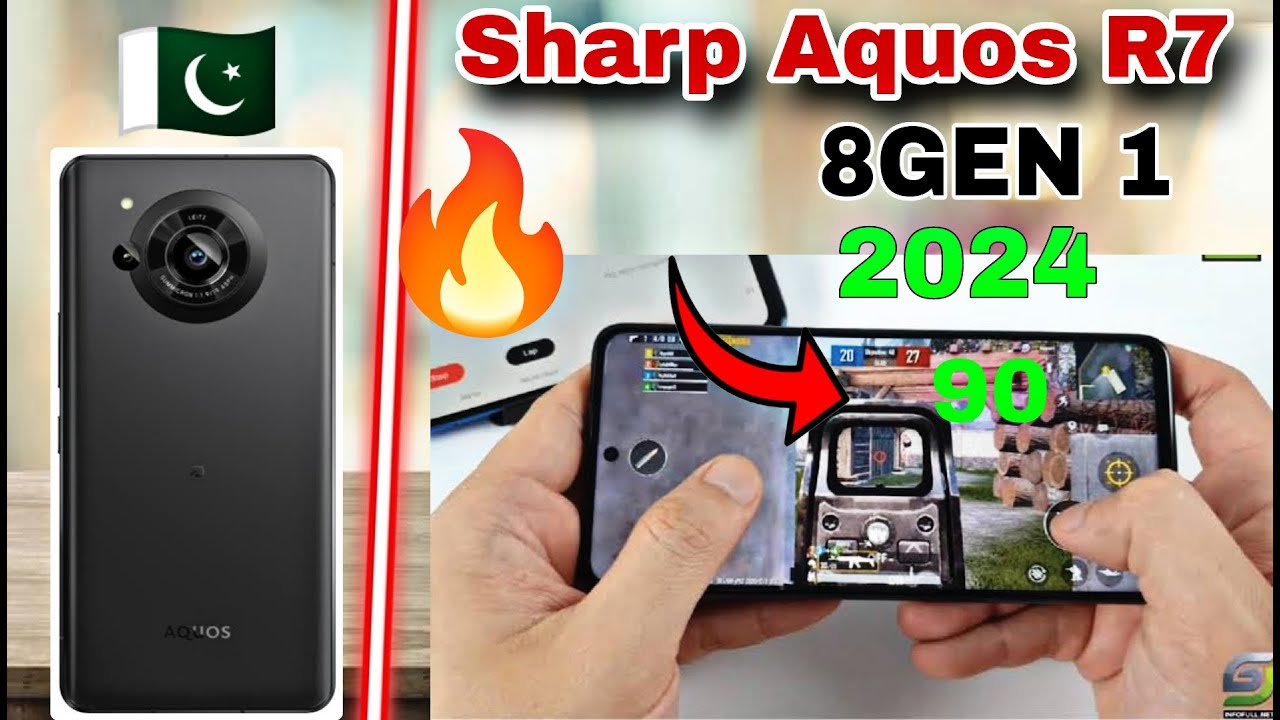 sharp aquos r7 pubg test 2024 🔥 | sharp Aquos r7 price | Aquos r7 PUBG graphics fps test.