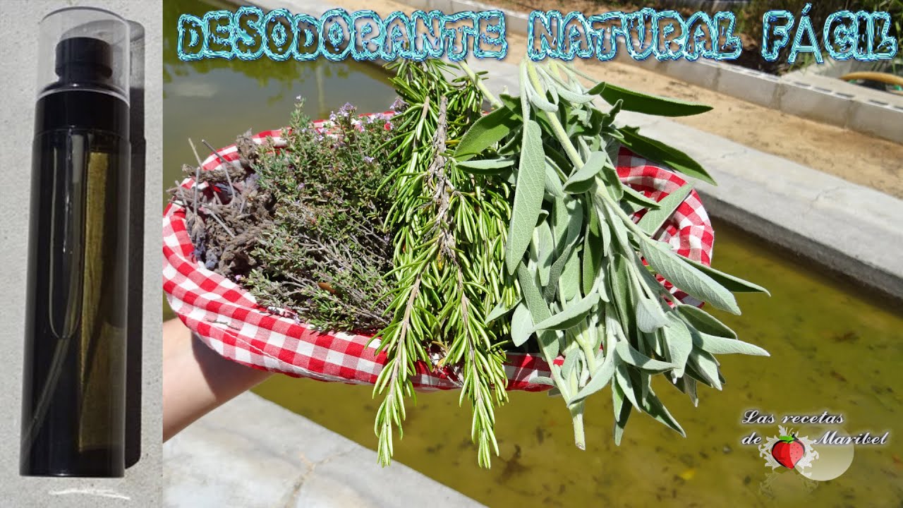 Desodorante en SPRAY Natural de Hierbas Eficaz y Saludable
