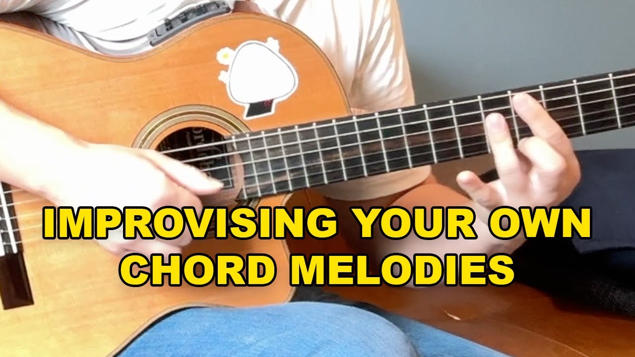 Improvising Jazz Guitar Chord Melodies