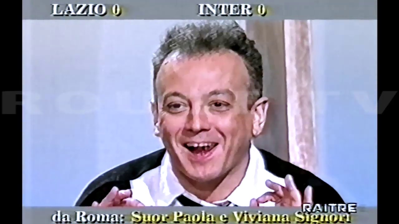 Enrico Ruggeri ospite a Quelli che il Calcio - 1996