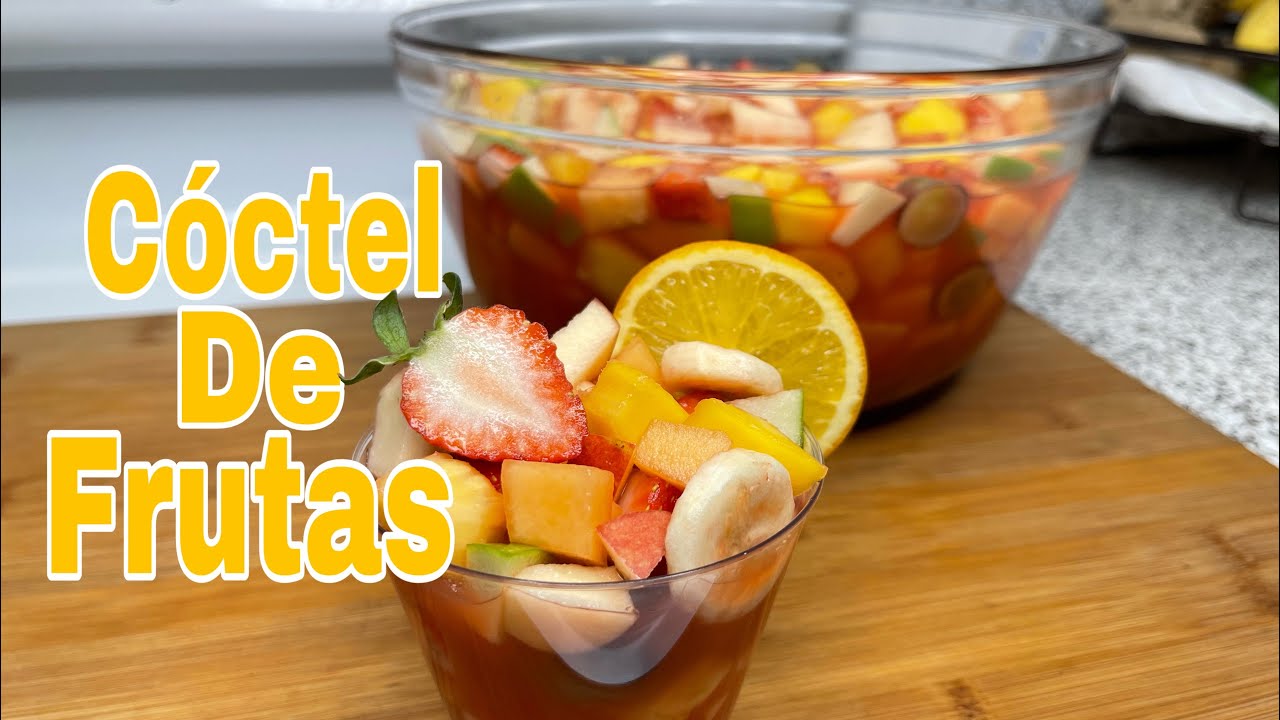 Delicioso Cóctel De Frutas Dominicano / Cóctel De Frutas / Chef Darianny