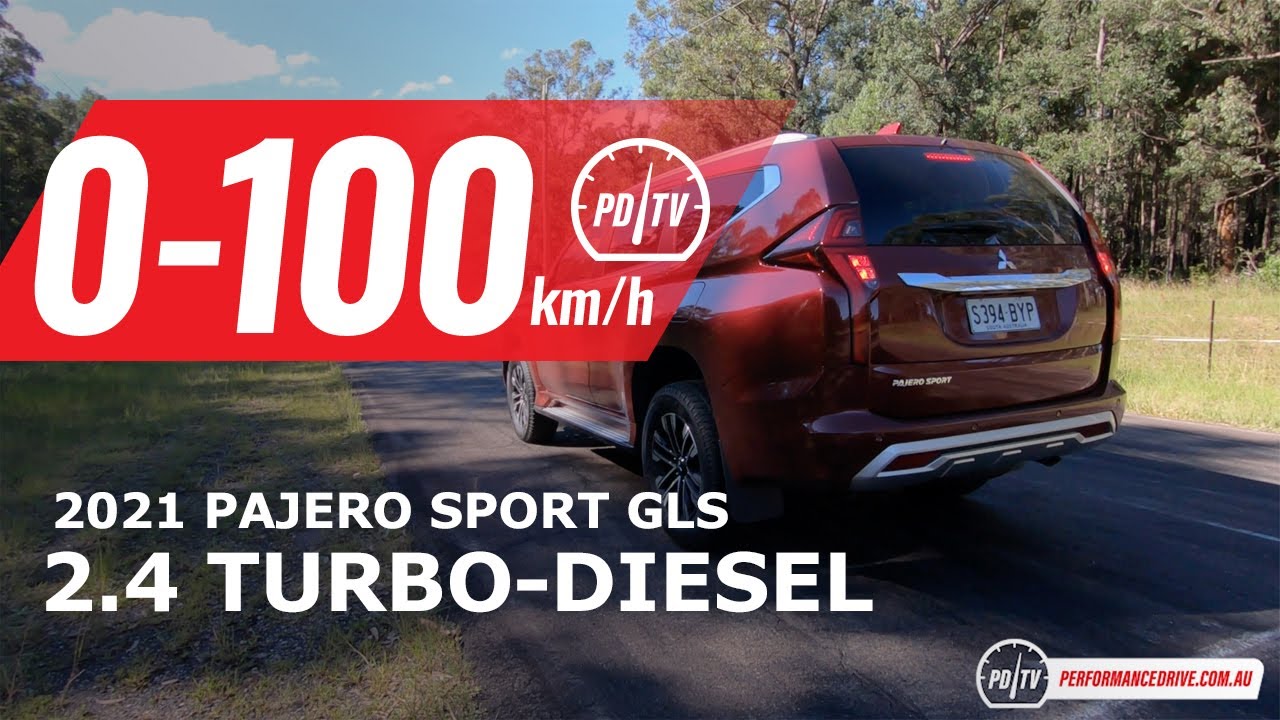 Mitsubishi Pajero Sport 2021 года: разгон от 0 до 100 км/ч и звук двигателя