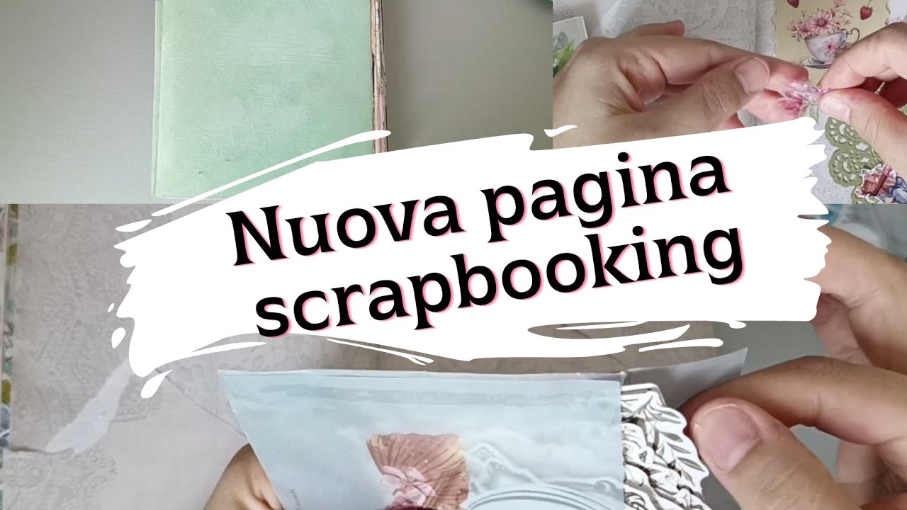 Nuova pagina Scrapbooking #scrapbooking #craft #letsgrabie #scrapbook