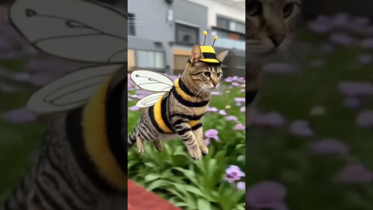 bee bee bee bee #ai #bee #fun #capcut #viral #cat #cats #silly