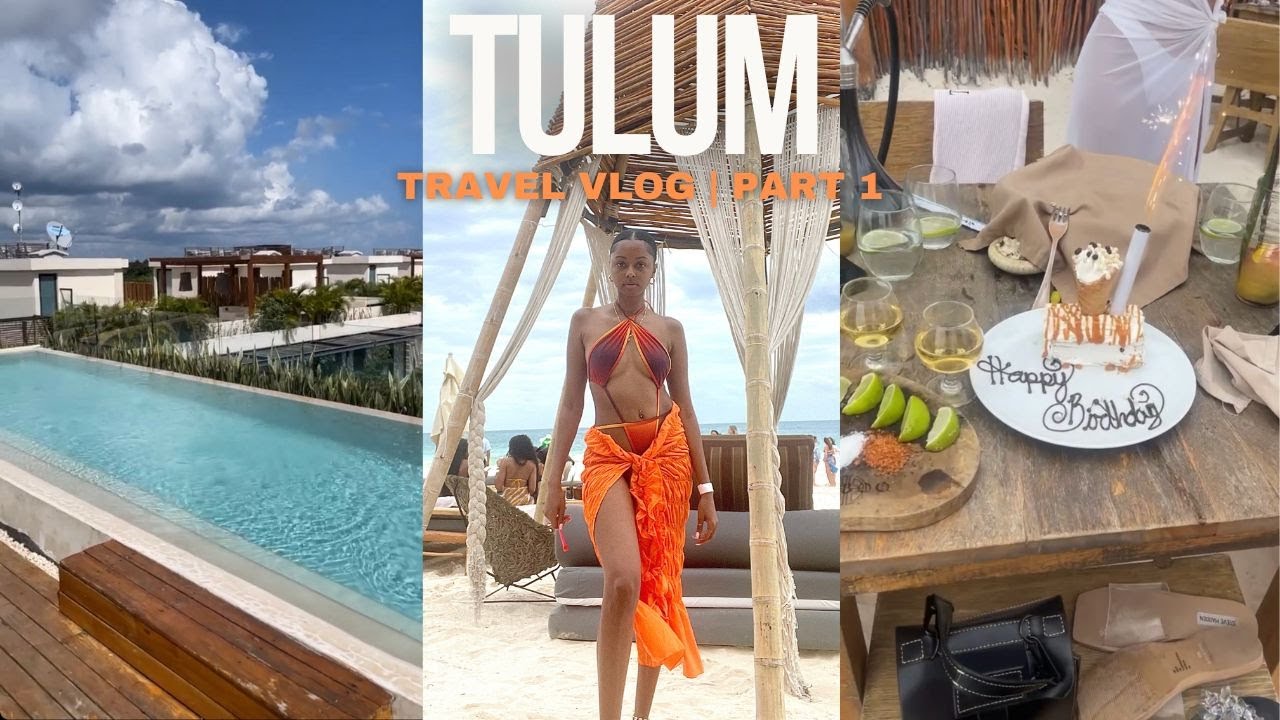 Tulum, Mexico Travel Vlog | The Copal Tulum Hotel+Taboo  + RosaNegra + Xplor Park | Part 1