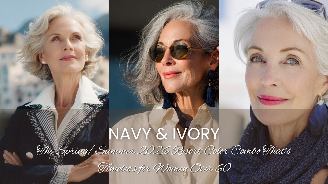 🛳️ Navy & Ivory: The Spring/Summer 2026 Resort Color Combo That’s Timeless for Women Over 60 ⚓