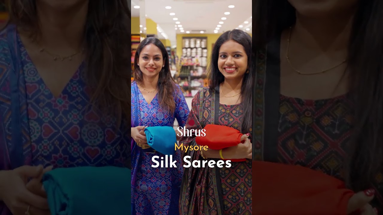 Grace your moments with classic Mysore Silk Sarees from ₹7,000 &ndash; Shrus🌸