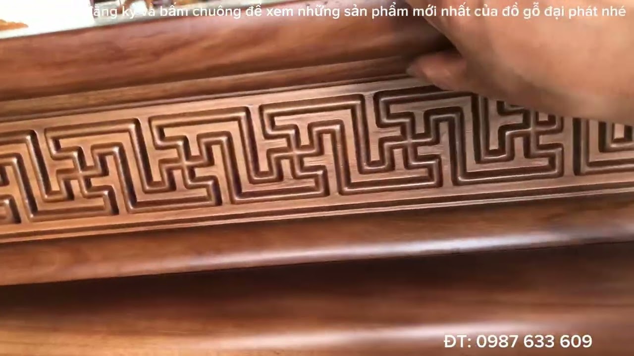 Giới thiệu bộ combo án gian thờ và tủ vàng hương gỗ gõ đỏ được phun màu hạt dẻ rất đẹp đẳng cấp 