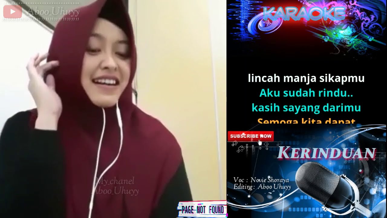 Kerinduan ~ karaoke duet bareng artis smule Novie Shoraya