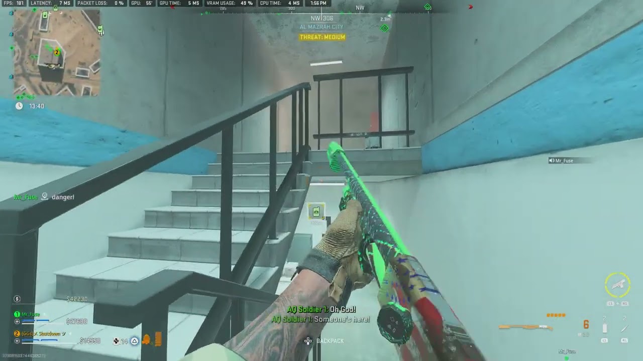 Squad wipe on channel7 in DMZ