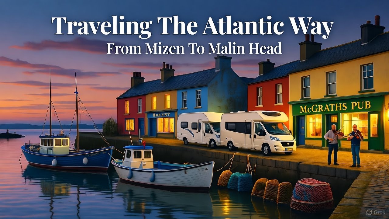 Traveling The Wild Atlantic Way (Traditional Irish Ballad) Irish Music Foot Tapper & Sing Along