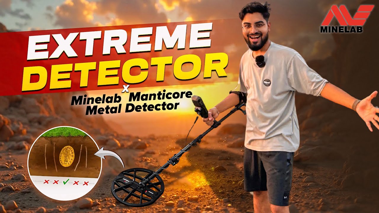 Gold Treasure Hunting with MineLab Manticore Metal Detector 🔥 Best Metal Detector Machine in India