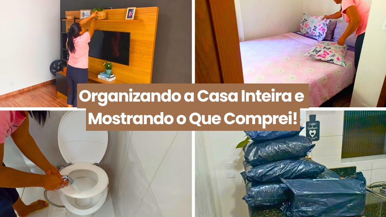 CASA TODA ORGANIZADA E COMPRINHAS ÚTEIS QUE EU ESTAVA PRECISANDO!