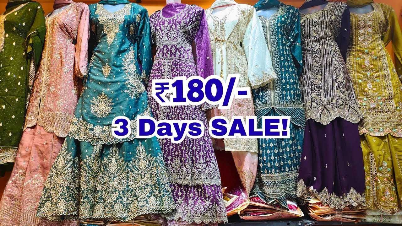 Hyderabad Wholesale Dress Materials Pakistani Cotton Suits, 3 Days SALE!!