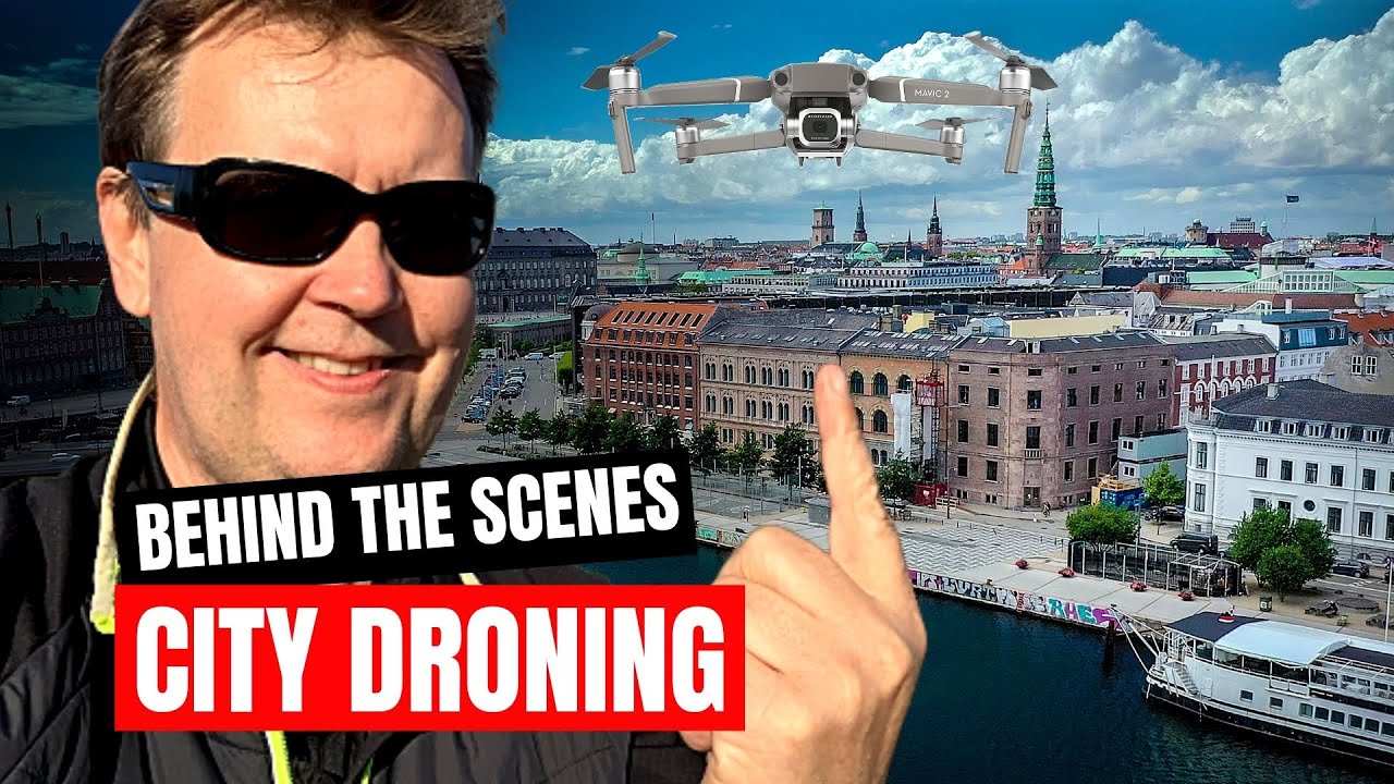 Drone Flying in the City of Copenhagen