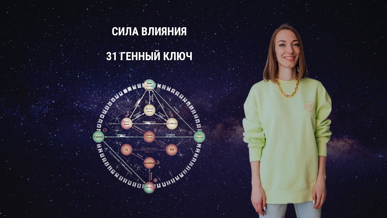 Как управлять? Сила влияния. 31 Генный ключ