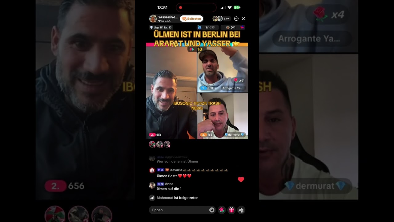 ÜLMEN IST IN BERLIN BEI ARAFAT UND YASSER 🤝