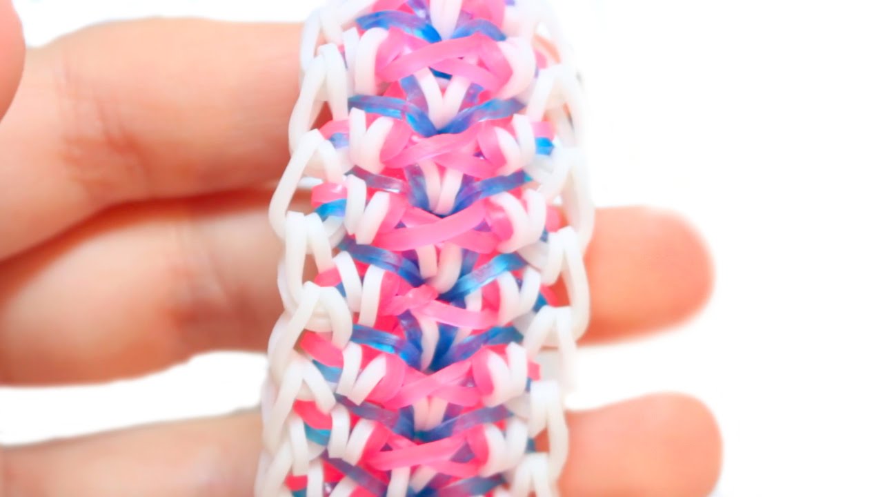Великолепный браслет | Урок по плетению Rainbow Loom | Loom + Hook