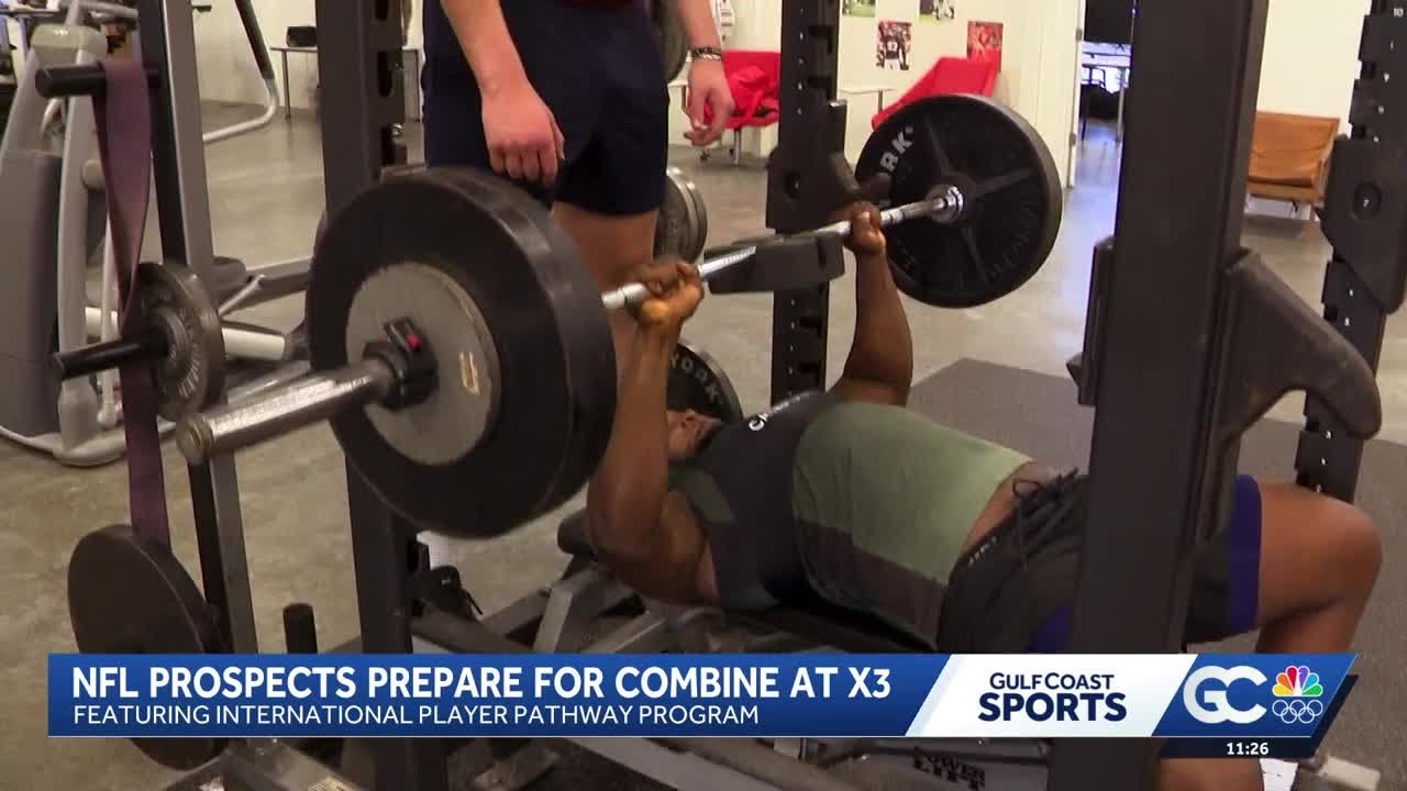 NFL prospects from around the world prepare for combine at X3 Performance and Physical Therapy