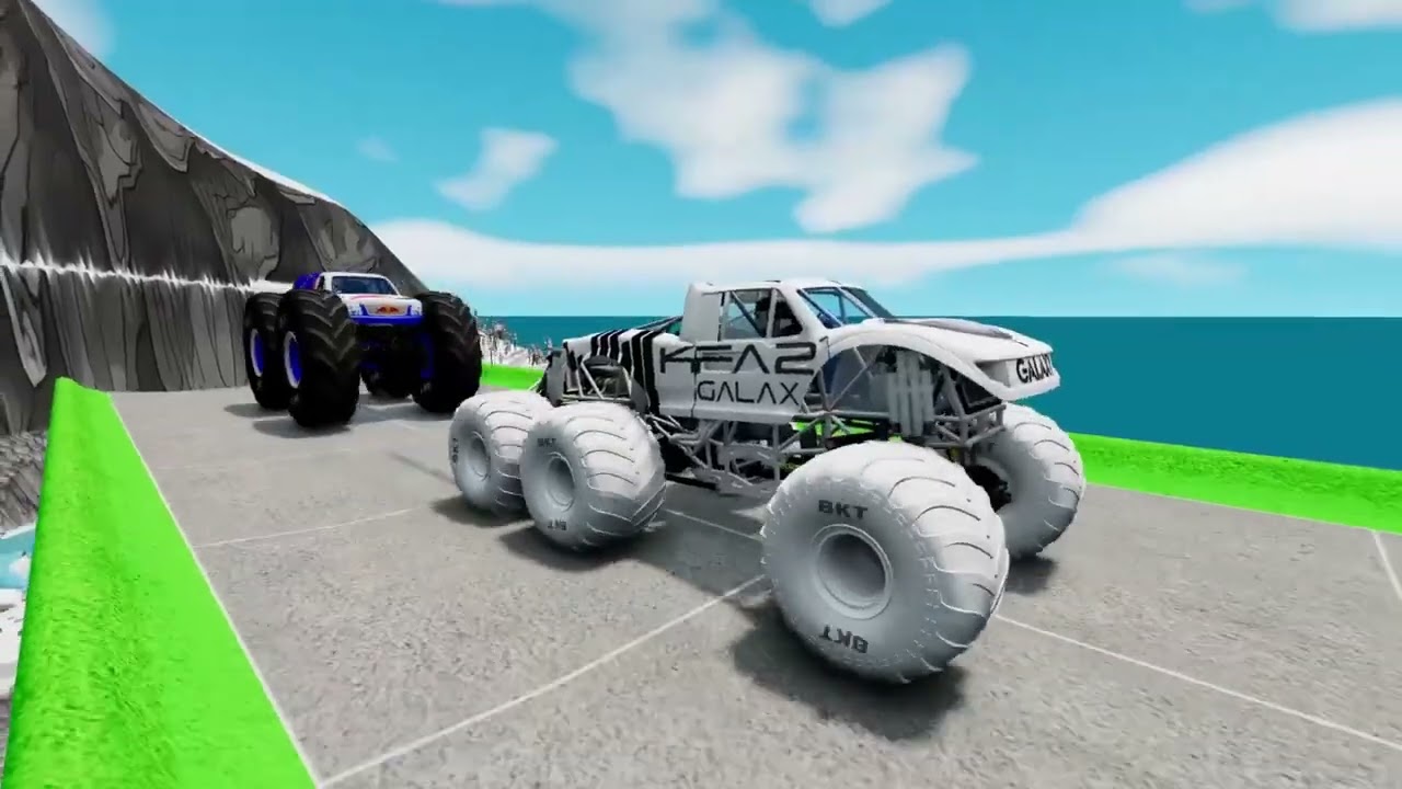 Random Car - Epic Car Jumps & Crashes # - BeamNG.Drive