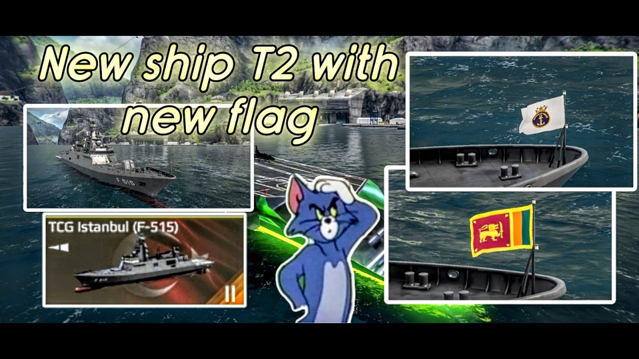 Shop items Review new ship t2 and new flag🤯#modernwarships#gaming
