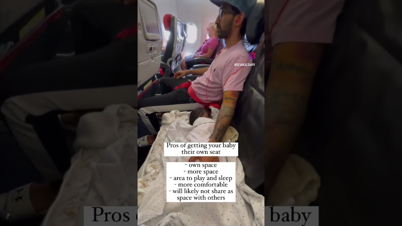 The pros and cons of getting your baby a plane seat #babytravel