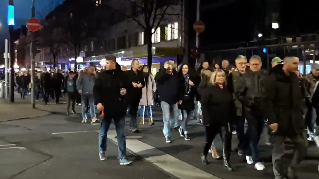 Singen (Hohentwiel) Germany Baden-W&uuml;rttemberg l&auml;uft 14.03.2022