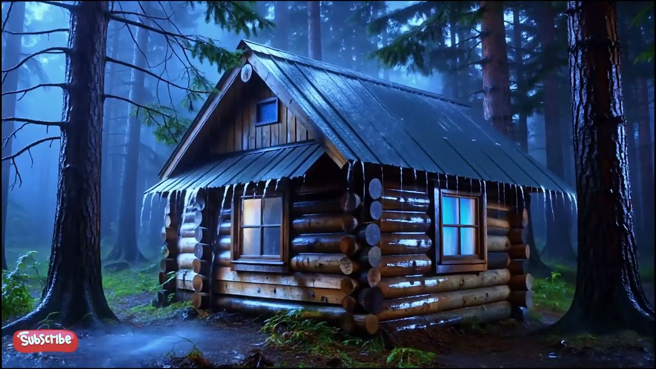 Heavy Rain in the Deep Night 🌧🌙 | Pure Sleep Ambience, No Music