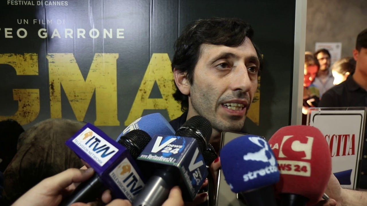 Reggio Calabria, l'attore Marcello Fonte torna a casa dopo la vittoria della palma d’oro a Cannes