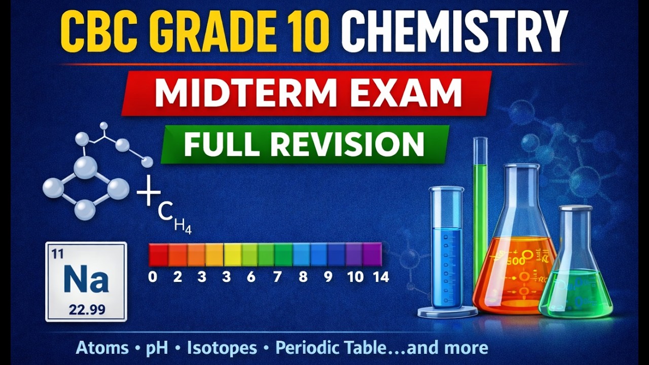 Grade 10 Chemistry Midterm Full Revision | Section A Theory Explained (CBC Kenya)