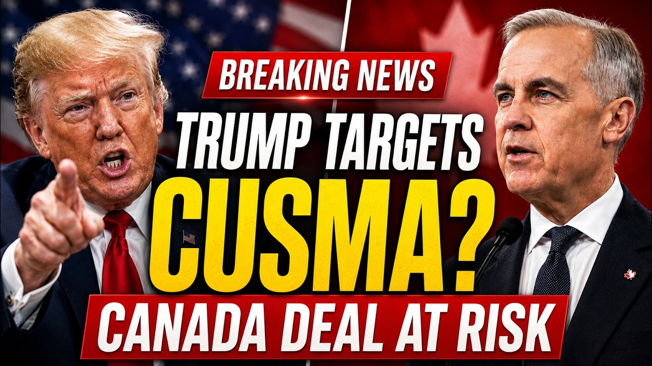 СРОЧНЫЕ НОВОСТИ: Трамп нацелился на CUSMA? Торговое соглашение Канады под угрозой