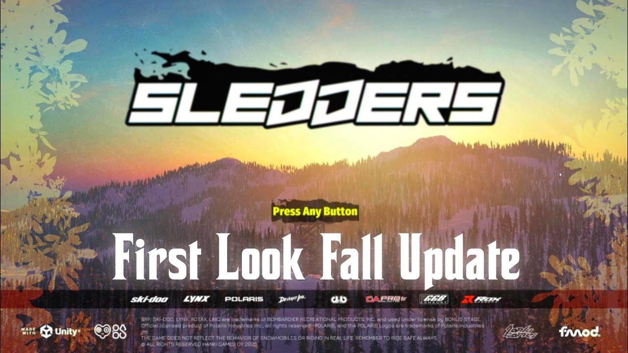 Игра Sledders | Готовы к зиме/Осеннее обновление: первый взгляд! #sledders #обновление #кроссплей...