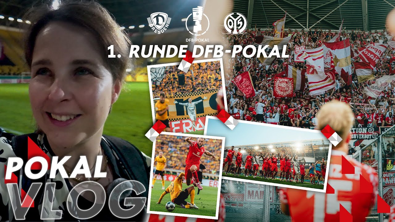 Dreckig, aber weiter! | Dynamo Dresden - 1. FSV Mainz 05 | RUNDE 1 | ⚽ DFB-POKAL VLOG 📹 | 25/26