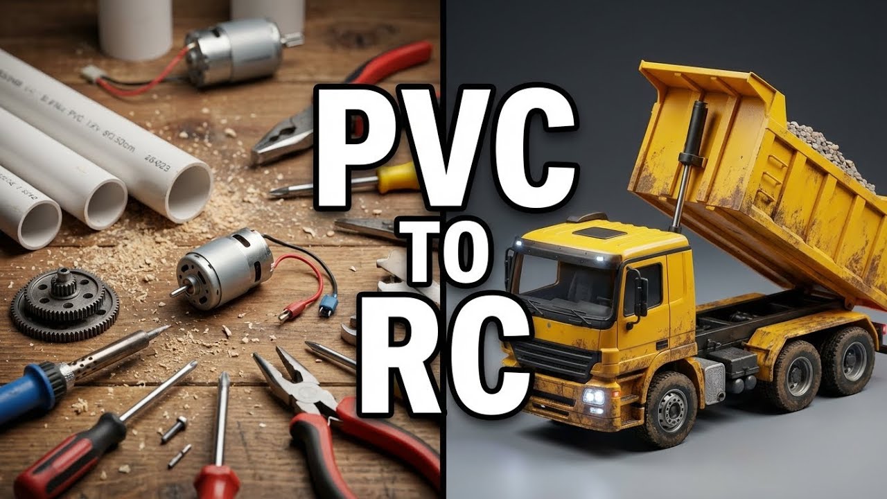 Manufacturing and Assembling Miniature Remote Control Trucks from PVC Plastic | From Start to Finish