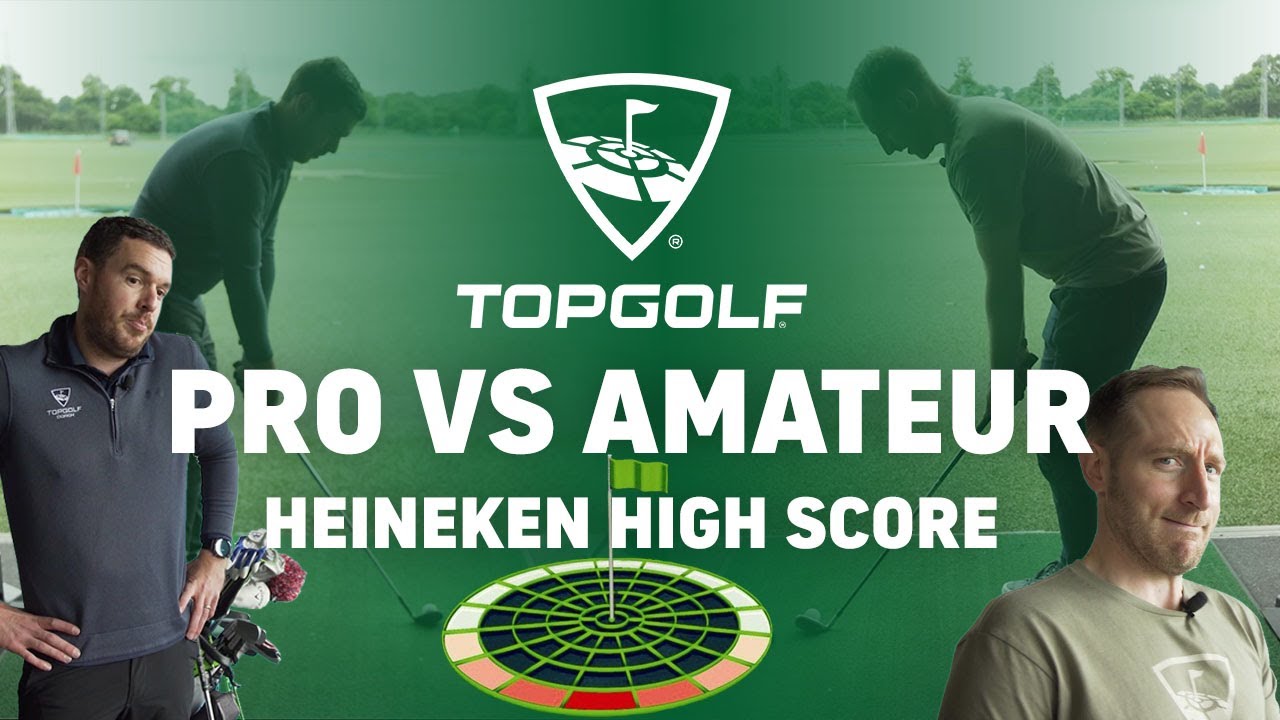 Topgolf Pro vs Amateur Golfer - New Topgolf Game!
