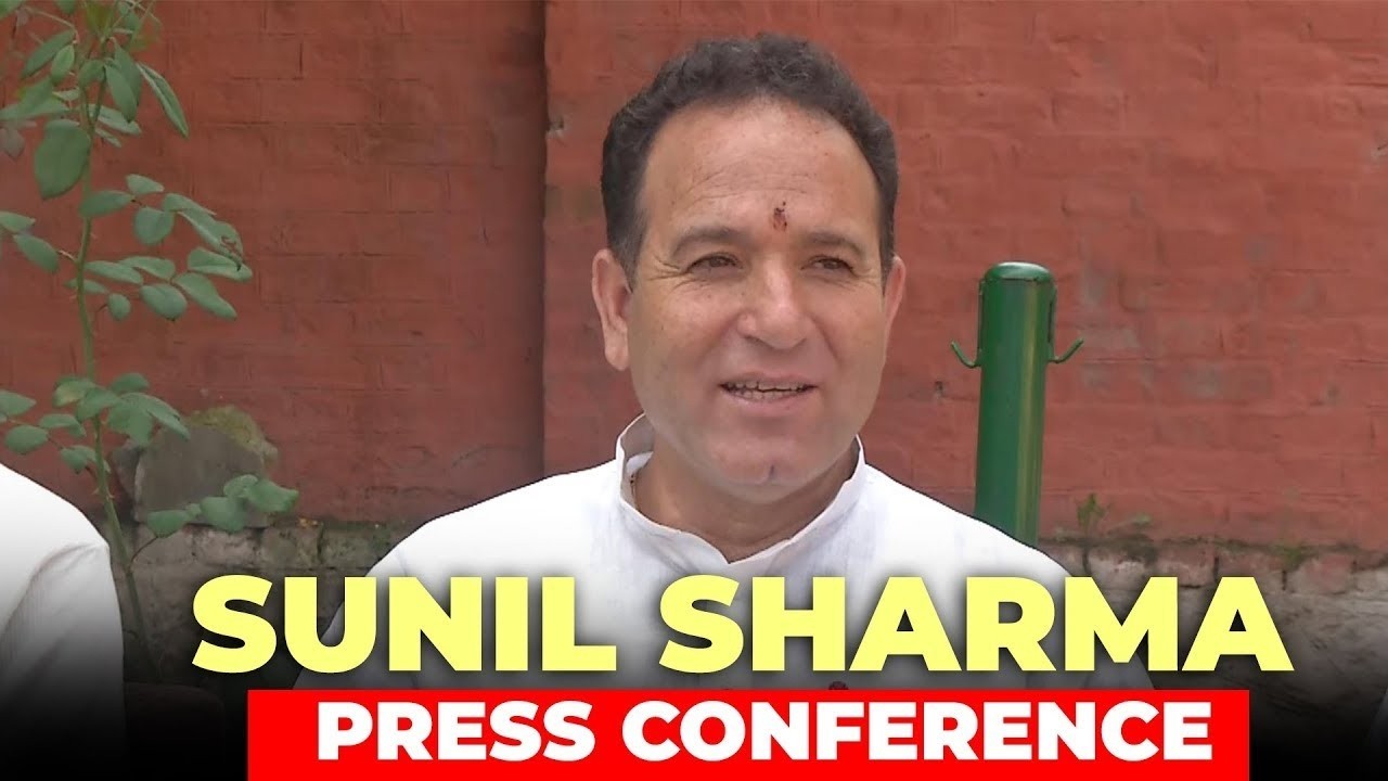NA ŻYWO: Lider BJP i lider opozycji w Zgromadzeniu J&K Sunil Sharma prowadzi konferencję prasową ...