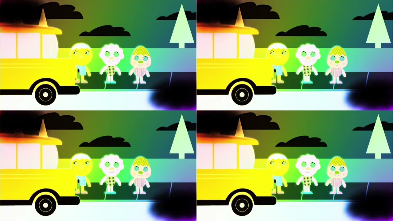 The Wheels On The Bus Funny Effects💥 | Powered by Klasky Csupo Effects