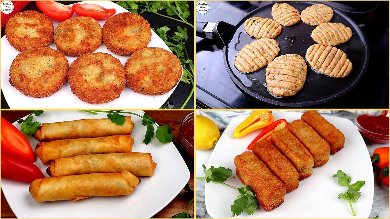 Make and Freeze Ramadan Recipes For Iftar By Cooking With Passion 4 Unique Iftar Snacks Cutlet kabab